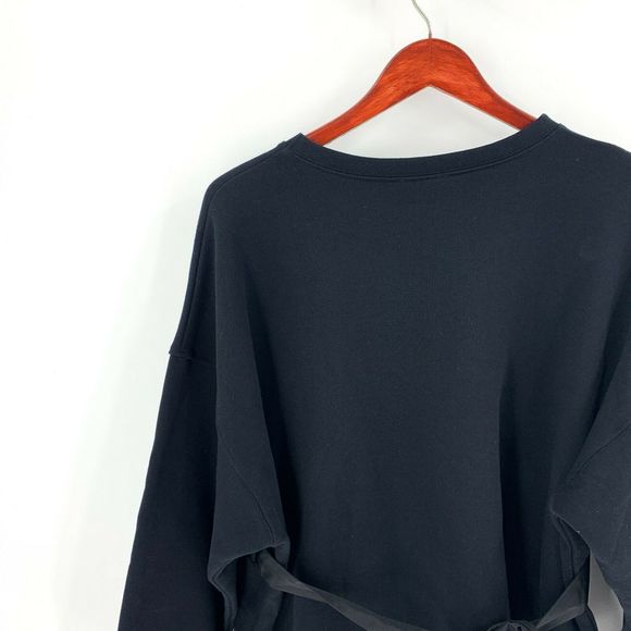 Zara Black Double Fanny Pack Long Sleeve Sweater - Picture 7 of 8